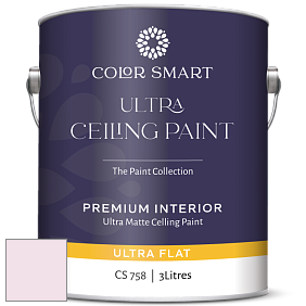 COLOR SMART CS 758 ULTRA CEILING PAINT ультраматовая краска цвет 2078-70 Pink Peony