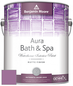 Benjamin Moore Aura 532 Bath & Spa Waterborne Interior Paint Matte Finish краска цвет NCS S 3040-R40B 