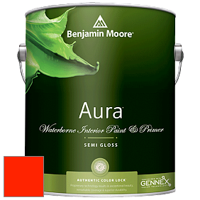 Benjamin Moore Aura 528 Waterborne Interior Semi-gloss Finish краска цвет RAL 2005 