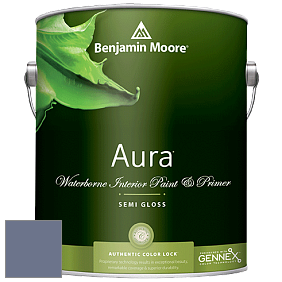 Benjamin Moore Aura 528 Waterborne Interior Semi-gloss Finish краска цвет NCS S 5020-R70B 