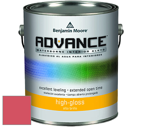 Benjamin Moore 794 Advance Interior Paint-High Gloss глянцевая алкидная эмаль цвет 2002-30 Rose Quartz
