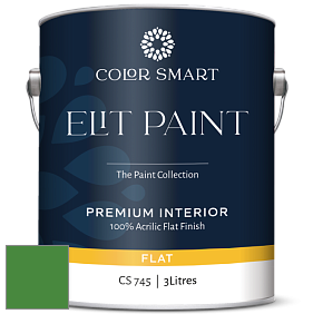 COLOR SMART CS 745 ELIT PAINT глубокоматовая моющаяся краска цвет NCS S 2570-G20Y 