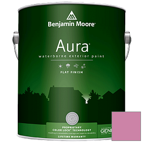 Краска Aura Waterborne Exterior Flat Finish (629) цвет 2078-40 Paradise Pink