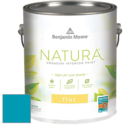 Benjamin Moore 512 Natura Interior Flat Finish матовая краска цвет NCS S 2055-B10G 