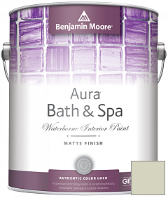 Краска Benjamin Moore Aura Bath & Spa Interior Paint Matte Finish (532) цвет 485 Mosaic Glass
