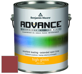 Benjamin Moore 794 Advance Interior Paint-High Gloss глянцевая алкидная эмаль цвет 2004-10 Deep Rose