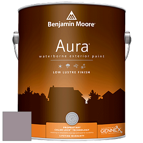 Benjamin Moore Aura 634 Waterborne Exterior Low Lustre Finish краска цвет 2115-40 Mauve Blush