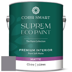 COLOR SMART CS 619 SUPREM ECO PAINT матовая краска цвет NCS S 5005-R50B 