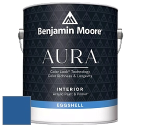 Benjamin Moore Aura 524 Waterborne Interior Eggshell Finish краска цвет 2066-20 Evening Blue