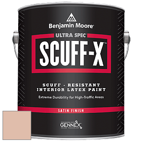 Benjamin Moore 486 Ultra Spec SCUFF-X Interior Satin Finish краска цвет 1205 Apricot Beige