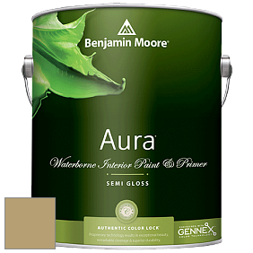 Benjamin Moore Aura 528 Waterborne Interior Semi-gloss Finish краска цвет AF-375 
