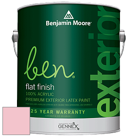 Benjamin Moore Ben 541 Waterborne Exterior Flat Finish краска цвет 1310 Sweet 16