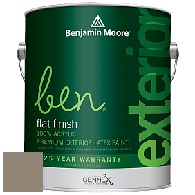 Benjamin Moore Ben 541 Waterborne Exterior Flat Finish краска цвет HC-86 BM HC-86
