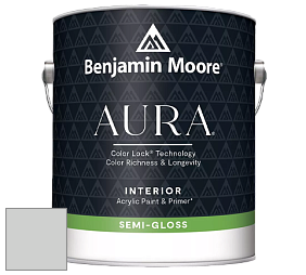Benjamin Moore Aura 528 Waterborne Interior Semi-gloss Finish краска цвет RAL 7047 