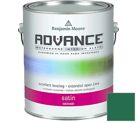 Краска Benjamin Moore 792. Advance Interior Paint-Satin эмаль цвет 2044-10 Green