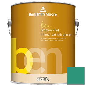 Краска Ben Premium Interior Latex Flat (W625) цвет 608 Erin Green