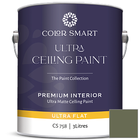 Краска COLOR SMART CS 758 ULTRA CEILING PAINT ультраматовая краска цвет 441 Alligator Alley