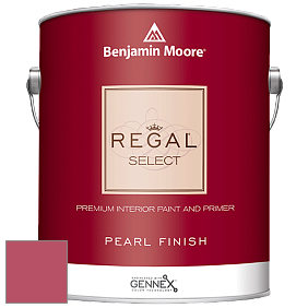 Benjamin Moore 550 Regal Select Waterborne Interior Pearl Finish краска цвет 2004-30 Raspberry Pudding