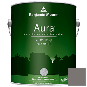 Краска Aura Waterborne Exterior Flat Finish (629) цвет 1462 Gray Mountain