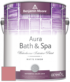 Benjamin Moore Aura 532 Bath & Spa Waterborne Interior Paint Matte Finish краска цвет NCS S 2040-R 