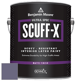 Benjamin Moore 484 Ultra Spec SCUFF-X Interior Matte Finish краска цвет RAL 4012 