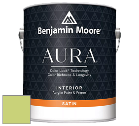 Benjamin Moore Aura 526 Waterborne Interior Satin Finish покрытие цвет 417 Feel the Energy
