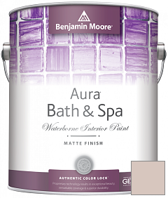 Краска Benjamin Moore Aura Bath & Spa Interior Paint Matte Finish (532) цвет AF-265 
