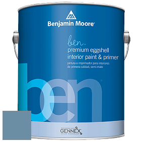 Benjamin Moore Ben W626 Premium Interior Latex Eggshell краска цвет 839 Old Blue Jeans