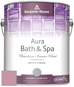 Benjamin Moore Aura 532 Bath & Spa Waterborne Interior Paint Matte Finish краска цвет NCS S 2030-R20B 
