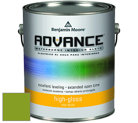Benjamin Moore 794 Advance Interior Paint-High Gloss глянцевая алкидная эмаль цвет 2028-10 Iguana Green