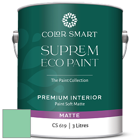 COLOR SMART CS 619 SUPREM ECO PAINT матовая краска цвет NCS S 1040-G 