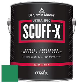 Benjamin Moore 486 Ultra Spec SCUFF-X Interior Satin Finish краска цвет 2039-20 Emerald Isle
