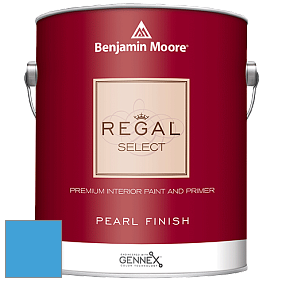 Benjamin Moore 550 Regal Select Waterborne Interior Pearl Finish краска цвет 2066-40 Rocky Mountain Sky