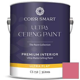 Краска COLOR SMART CS 758 ULTRA CEILING PAINT ультраматовая краска цвет 1328 Deco Rose
