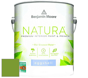 Benjamin Moore 513 Natura Interior Eggshell Finish краска с блеском цвет 2029-20 Baby Fern