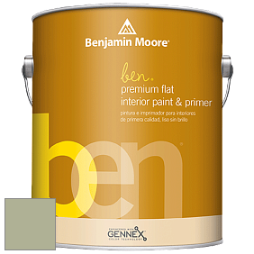 Benjamin Moore Ben W625 Premium Interior Latex Flat краска цвет 439 Palisades Park