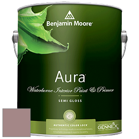 Benjamin Moore Aura 528 Waterborne Interior Semi-gloss Finish краска цвет 1244 Barberry