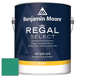 Benjamin Moore 547 Regal Select Waterborne Interior Flat Finish краска цвет NCS S 3050-B90G 