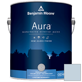 Краска Aura Waterborne Exterior Semi-Gloss Finish (632) цвет 827 Lake Placid