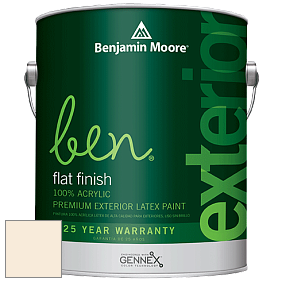 Benjamin Moore Ben 541 Waterborne Exterior Flat Finish краска цвет 2015-70 Apricot Ice