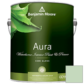 Краска Aura Waterborne Interior Semi-gloss Finish (528) цвет 562 Cucumber Salad