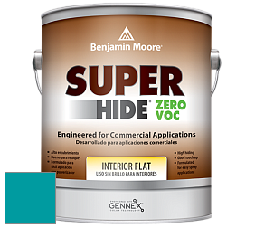 Benjamin Moore 355 Super Hide Zero Voc Interior Flat краска цвет NCS S 2555-B30G 