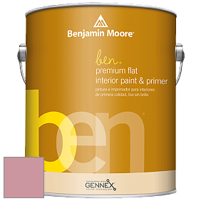 Benjamin Moore Ben W625 Premium Interior Latex Flat краска цвет NCS S 2030-R10B 