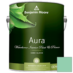 Краска Aura Waterborne Interior Semi-gloss Finish (528) цвет 578 Florida Keys