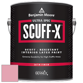 Benjamin Moore 486 Ultra Spec SCUFF-X Interior Satin Finish краска цвет 2007-50 Supple Pink