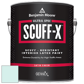 Benjamin Moore 486 Ultra Spec SCUFF-X Interior Satin Finish краска цвет 2048-70 Barely Teal