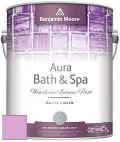 Benjamin Moore Aura 532 Bath & Spa Waterborne Interior Paint Matte Finish краска цвет 2077-50 Pretty Pink
