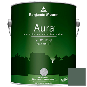 Краска Aura Waterborne Exterior Flat Finish (629) цвет HC-135 BM HC-135