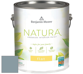 Benjamin Moore 512 Natura Interior Flat Finish матовая краска цвет 2135-40 Province Blue