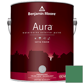 Краска Aura Waterborne Exterior Satin Finish (631) цвет 2038-20 Irish Clover